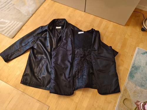 Calvin klein herren lederjacke - klein,