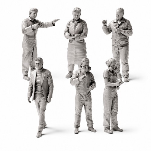 Autolackiererei figuren set - autolackiererei,