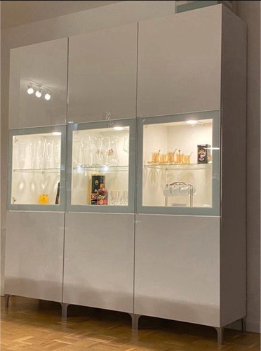 Ikea besta vitrine - besta, weiß