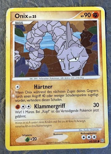 Pokémon tcg deutsch - -, onix