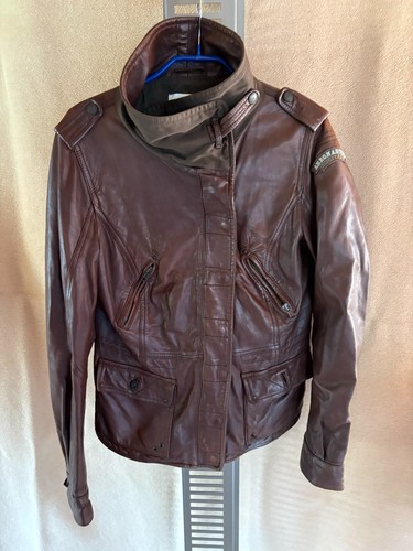 Damen kurz lederjacke - damen, 38