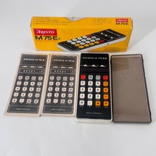 Aristo M75 ES Taschenrechner Vintage mit OVP Anleitung