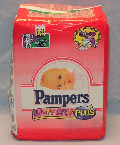 Nostalgie pampers girl baby - -,