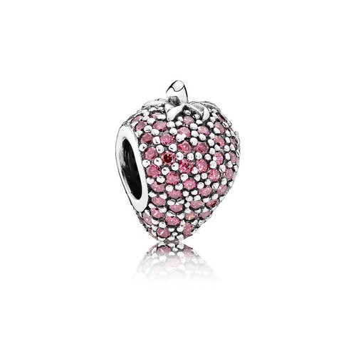 Pandora charm silber rot - rot, pave