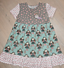 Tolles  Jersey Dreh  Kleid Gr