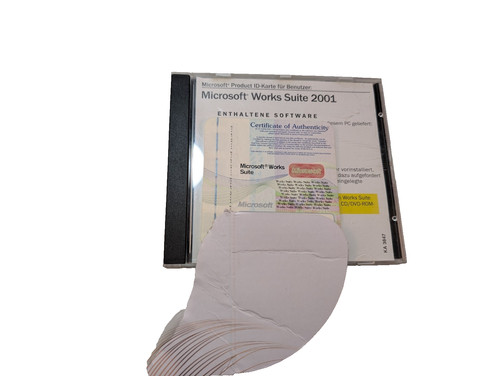 Microsoft works suite 2001 dvd - suite,