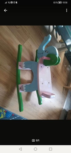 Schaukeltier elefant holz - schaukeltier,