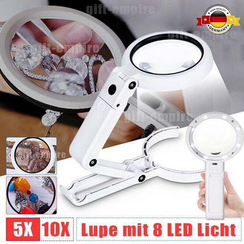 10x lupe mit - licht, und