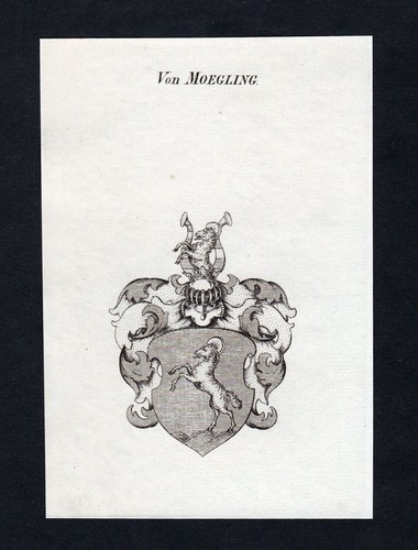 1820 moegling wappen adel coat - wappen,