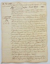 Handschrift 1787 Bretagne 7p