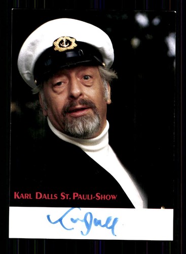 Karl dall autogrammkarte - dall,