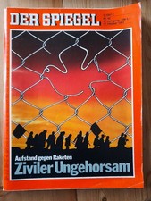 Der Spiegel, Heft 42 Jg 1983:  Raketen, Ziviler Ungehorsam, GRÜNE, Travolta,