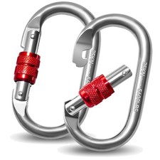 Karabinerhaken 25kn edelstahl - karabinerhaken,