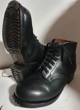 Vintage German BW Military Boots Knöchelstiefel 1963 Knobelbecher 42 Bundeswehr