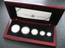 5 4 3 2 1 Dollar Silber 999