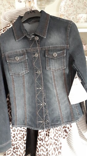 Jeansjacke anthrazit 38 - jeansjacke, gr.