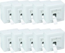 10x Netzwerkdose LAN Dose