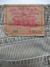 Levi's 508 Loose Fit Herren Cord Jeans Hose W 32 /L 34 Vintage Cordhose ! KULT !