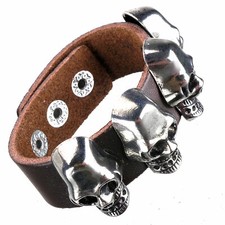 Braunes Armband Grinning