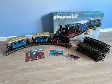Playmobil 4000  Personenzug mit Dampflok – Originalkarton – Spur G