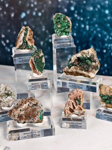 Malachit quarz aus der - malachit,