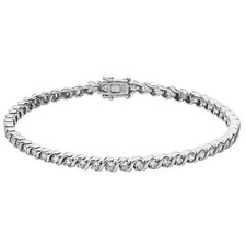 Damen edelstein tennis armband - edelstein,