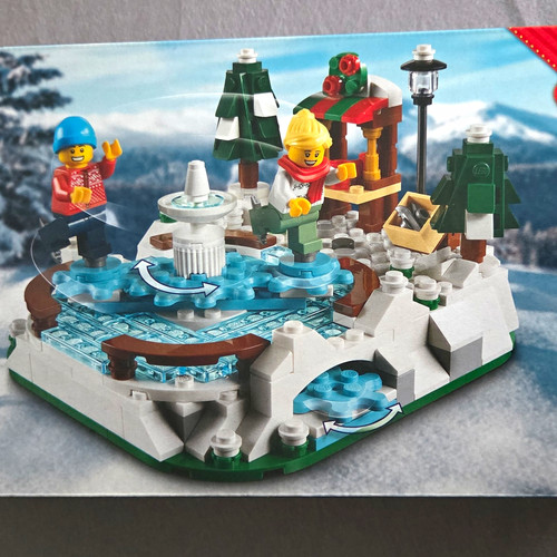 Lego winter eislauf - lego, winter-/eislauf-szene