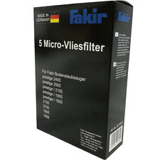 Fakir Papierfilterset für Prestige 1800 Öko Power 5 Staubbeutel