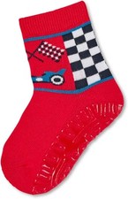 Sterntaler Jungen Fliesen Flitzer AIR Söckchen, Rennauto-Motiv, Rot 19/20