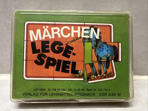 Ddr märchen legespiel verlag - ddr, märchen-legespiel