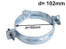 verzinkt Standrohrschelle mit
