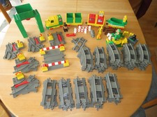 XXL Konvolut LEGO DUPLO Eisenbahn Zug Lok Schienen Gleise Schütte … div. Zubehör