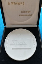11 185 DDR Porzellanmedaille