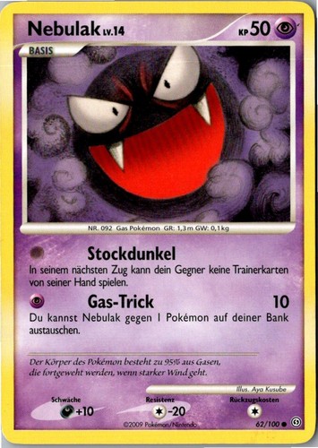 Pokemon nebulak 100 - pokemon, 62/100