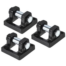 Luftzylinder Stab Drehgelenk 3Pack Pneumatik Einbau Halterung Heckteile Schwarz