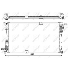 NRF Motorkühler für Nissan Primastar Opel Vivaro Renault Master Trafic