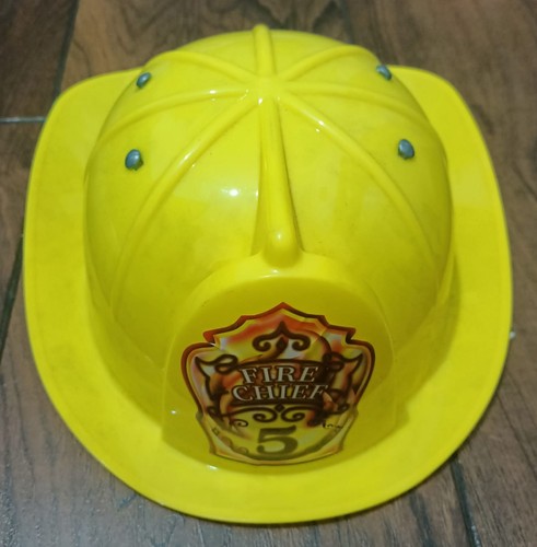 Kinderhelm gelb feuerwehrchef - kinderhelm,