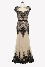 Unique Damen Kleid Gr. 36 (S) Mehrfarbig Maxikleid Dress