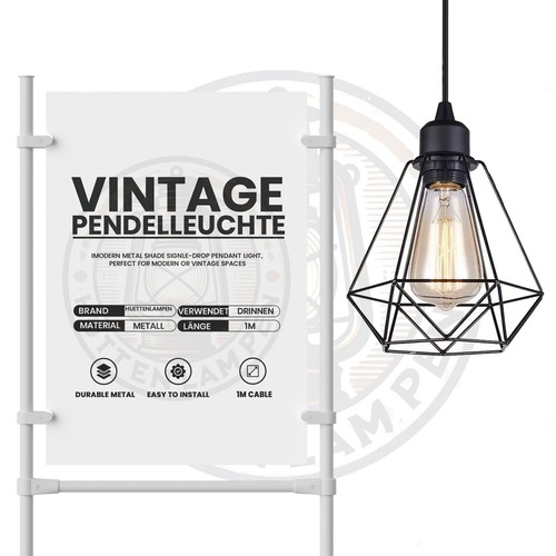 Moderne hanglamp met metalen