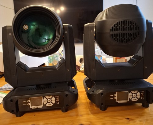Led moving head effektlicht - head,