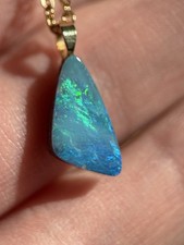 14k Gold Anhänger Opal