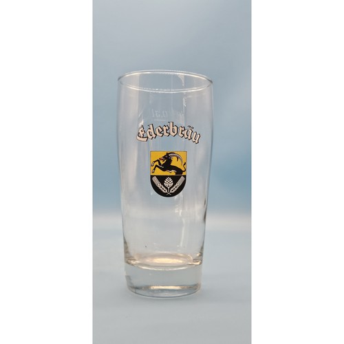 Ederbräu altes bierglas - ederbräu,