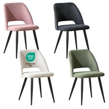 4er Set Esszimmerstühle Samt