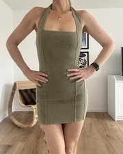 Neu! Zara Minikleid Khaki XS/S