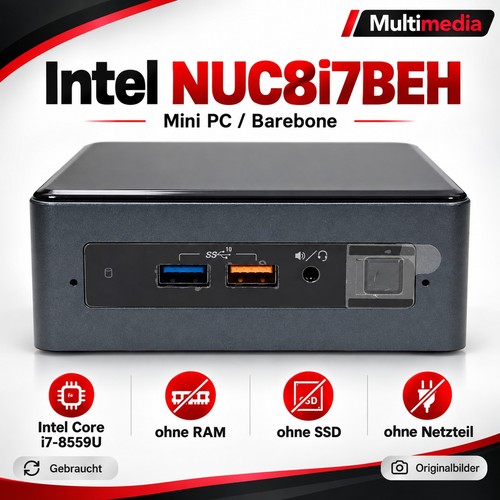 Intel nuc8i7beh mini - pc, –