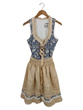 FUCHS Dirndl Trachtenkleid Damen Gr. 40 L Blumenmuster Mehrfarbig Traditionell