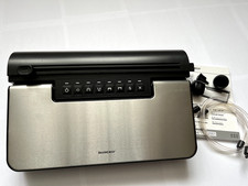 Vakuumierer Vacuumiergerät Vacuummaschine SVEB 160 A1, Edelstahl-Optik