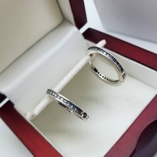 White Gold Finish Synthetic