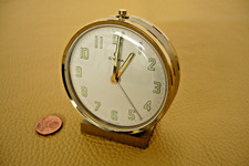 CYMA Wecker Mod. Depose Intern., Handaufzug, 11 Rubis, Cal. R10, Schweiz um 1960