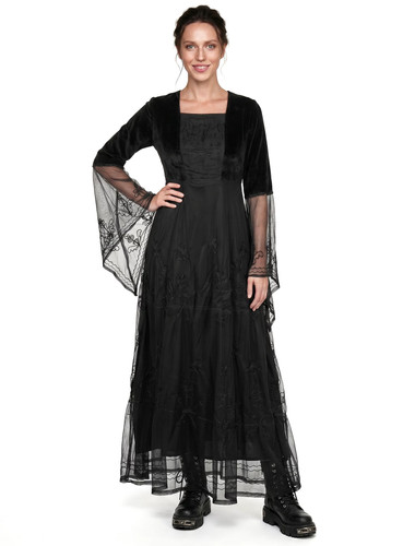 Renaissancekleid mit tüll - mit,